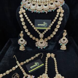 Indian kundan bridal jewelry