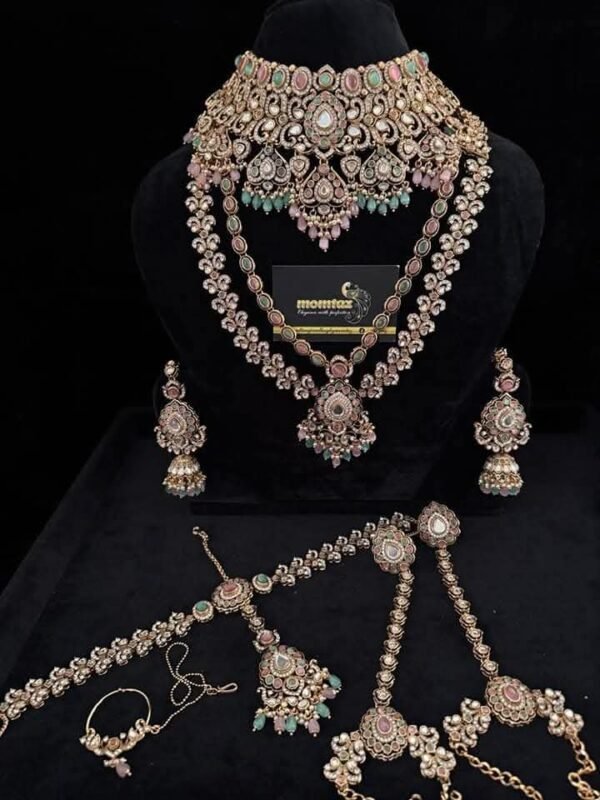 Indian kundan bridal jewelry